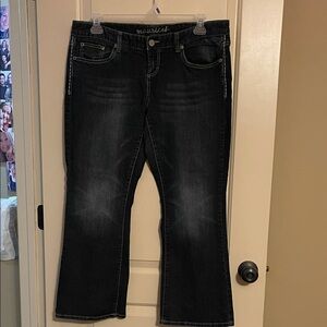 Maurices Women's Dark Black Wash Bootcut Jeans